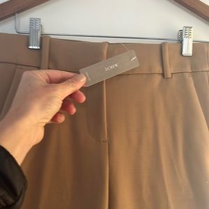 NEW j crew tan pants. Never worn- tags still on
